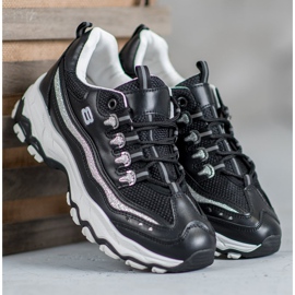 Yes Mile Zapatillas con purpurina negro 3