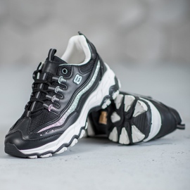 Yes Mile Zapatillas con purpurina negro 4