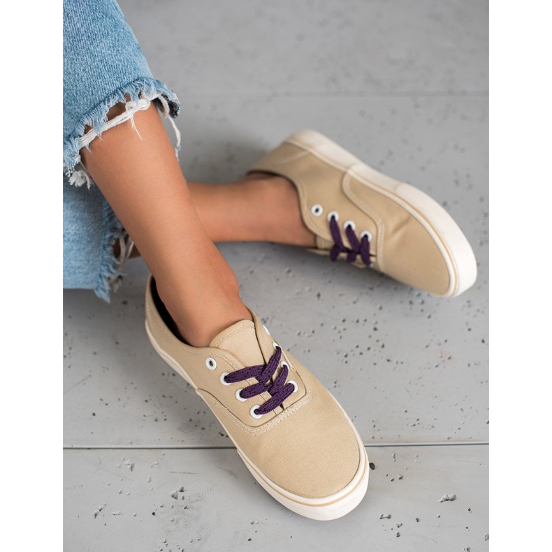 SHELOVET Zapatillas cómodas marrón 1