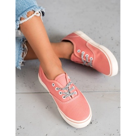 SHELOVET Zapatillas cómodas rosado 3