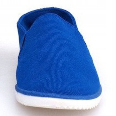 Zapatillas slip-on azules de Lycra 8527 2