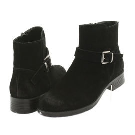 Botas de ante negro American Club SH04 3