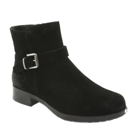 Botas de ante negro American Club SH04 1