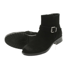Botas de ante negro American Club SH04 5