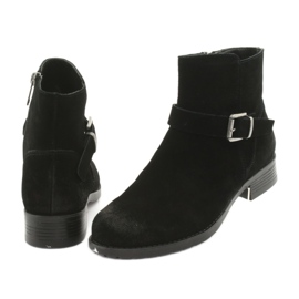 Botas de ante negro American Club SH04 4