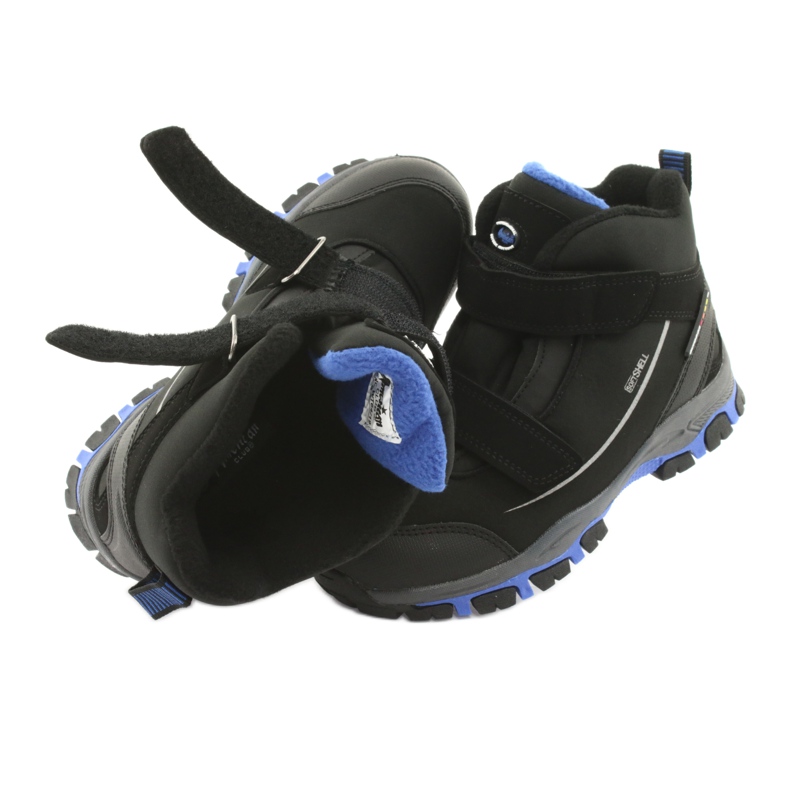 American Club Botas softshell con membrana American WT64 negro azul 4