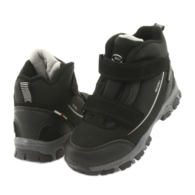 American Club Botas softshell con membrana American WT64 negro gris 3