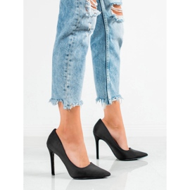 Diamantique Tacones negros clásicos 4