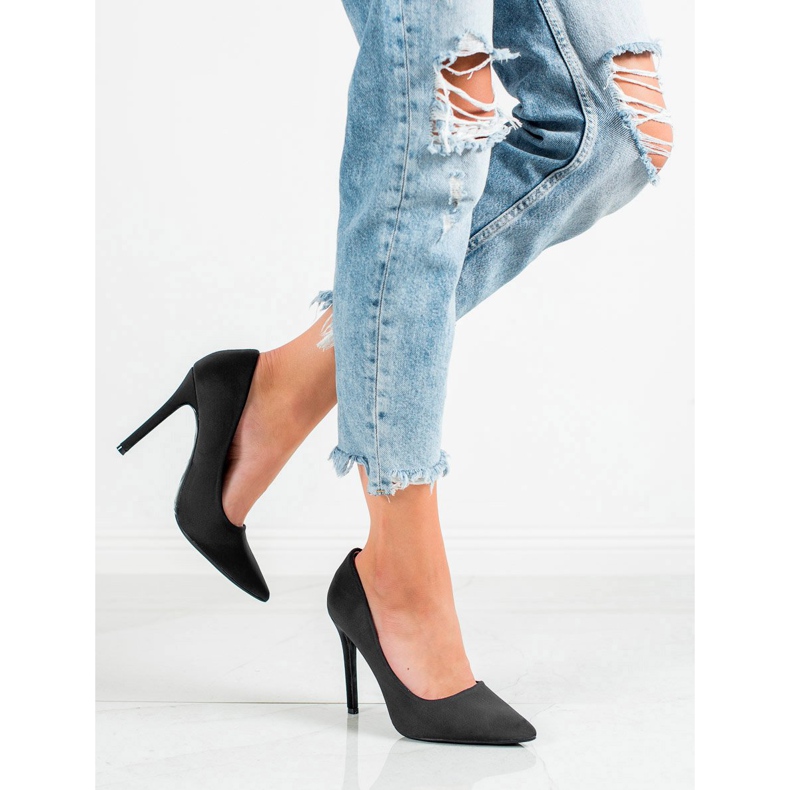 Diamantique Tacones negros clásicos 1