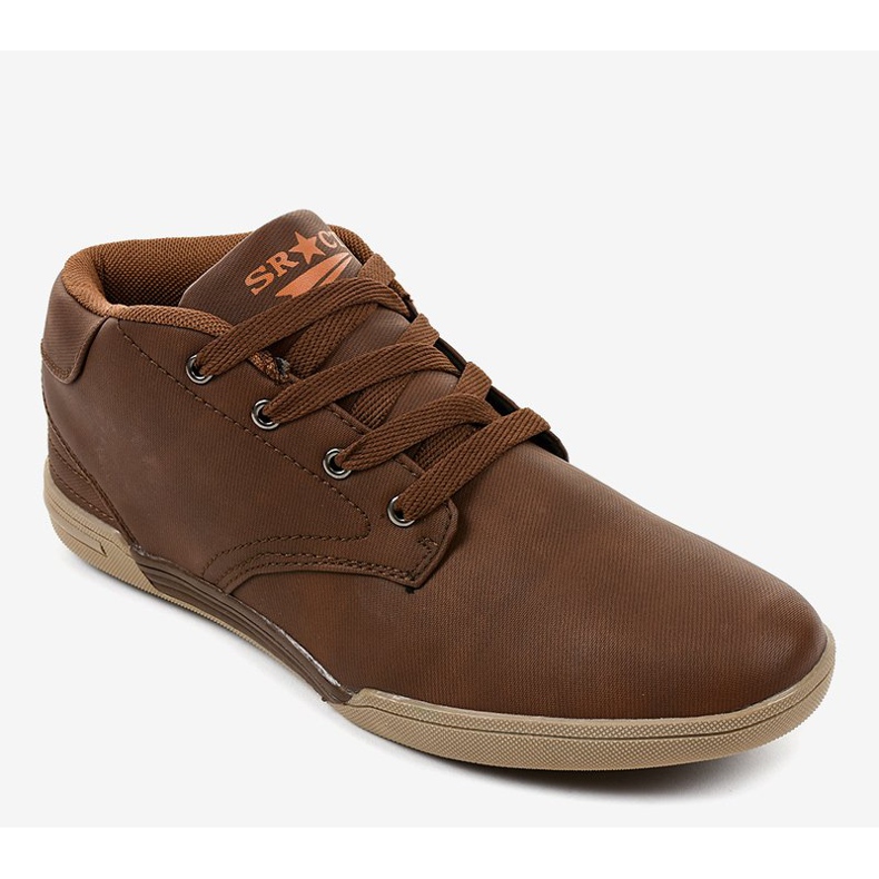 Zapatillas de hombre marrones 15M787 marrón 1