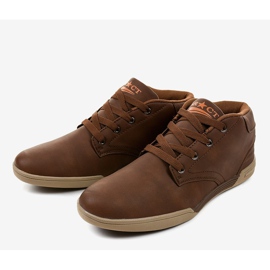 Zapatillas de hombre marrones 15M787 marrón 3