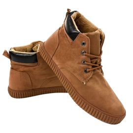 Zapatillas de hombre con aislamiento marrón AN06 2