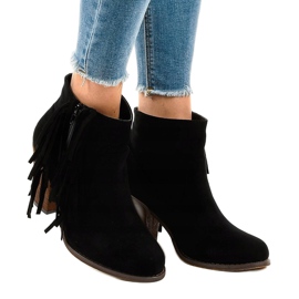 Botas boho de gamuza negra en la publicación FY8333 negro 1 Botas boho de gamuza negra en la publicación FY8333 negro 1