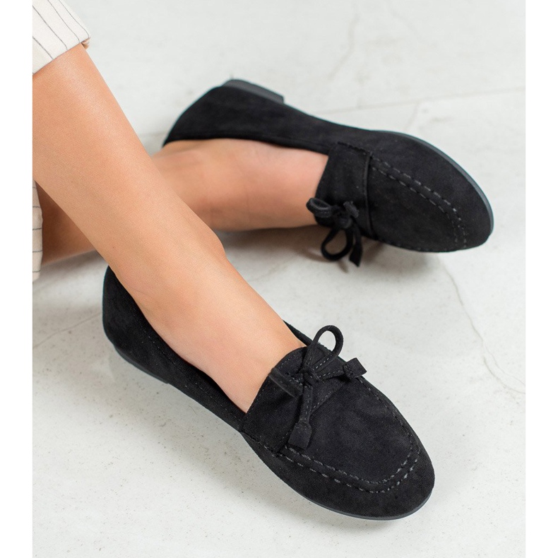 Nio Nio Mocasines de ante negro 2