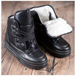 RTX WALK Botas de nieve con cristales negro 2 RTX WALK Botas de nieve con cristales negro 2
