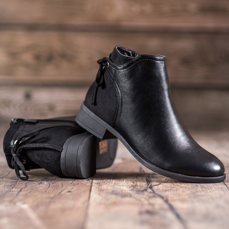 SHELOVET Botas clásicas negro 1