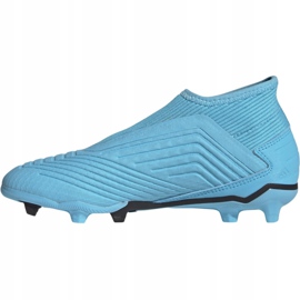 Botas de fútbol adidas Predator 19.3 Ll Fg Jr EF9039 azul azul 2 Botas de fútbol adidas Predator 19.3 Ll Fg Jr EF9039 azul azul 2