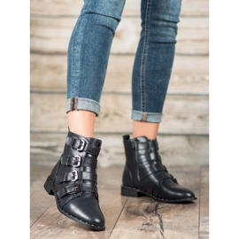 Cm Paris Botas con hebillas azul 2 Cm Paris Botas con hebillas azul 2