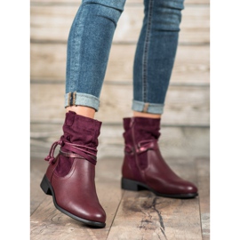 Anesia Paris Botas altas rojo 1