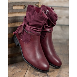 Anesia Paris Botas altas rojo 3