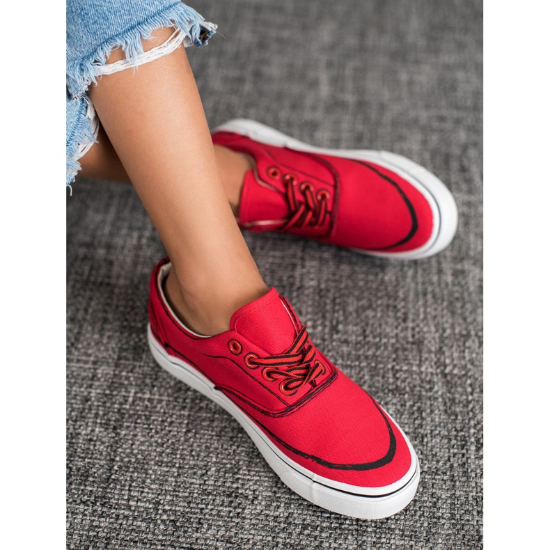 Bestelle Zapatillas de moda rojo 2