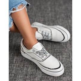 Bestelle Zapatillas de moda blanco 1