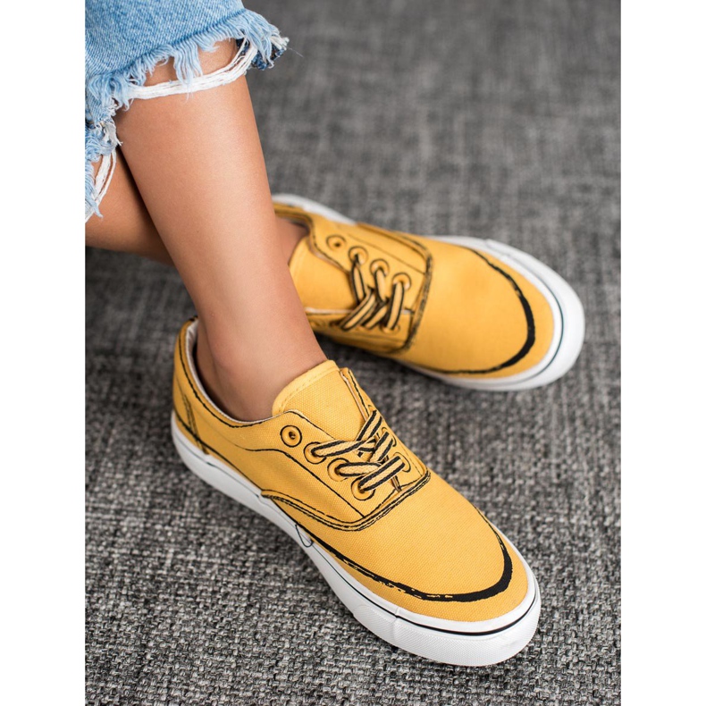 Bestelle Zapatillas de moda amarillo 1