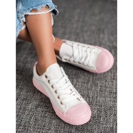 EXQUILY Zapatillas de colores blanco 1 EXQUILY Zapatillas de colores blanco 1