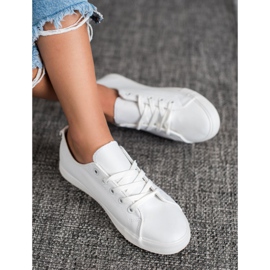 SHELOVET Zapatillas cómodas blanco 1
