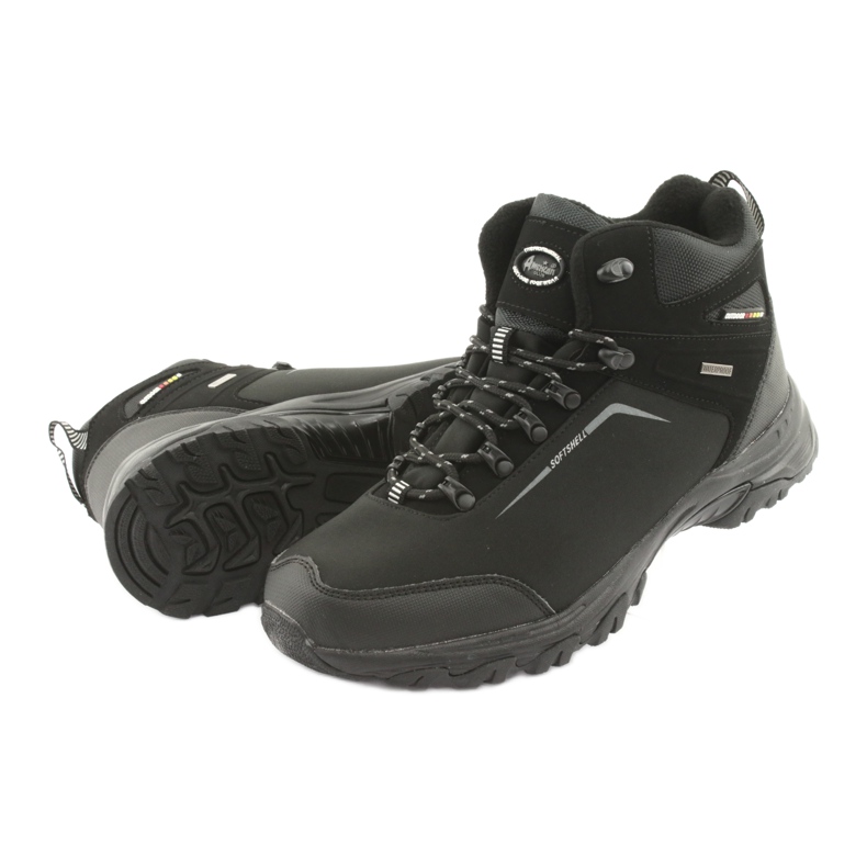 American Club Botas de invierno de trekking americanas con membrana negro 4