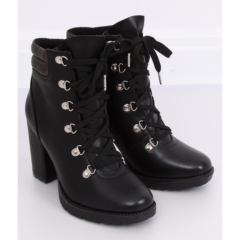 Tacones negros 8992-PU Negro 2