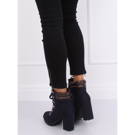 Botas de madera azul marino 8992 Blue 1