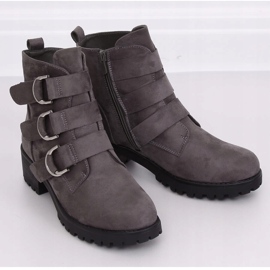 Gris Botas grises para mujer Z144 Gris 2