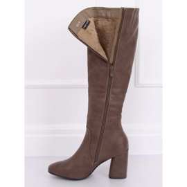 Tacones altos clásicos beige 5319 Caqui 5