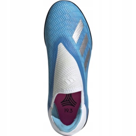 Botas de fútbol adidas X 19.3 Ll Tf Jr EF9123 azul azul 1