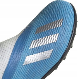 Botas de fútbol adidas X 19.3 Ll Tf Jr EF9123 azul azul 3