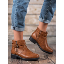 Abloom Botas marrones con cuero ecológico marrón 1