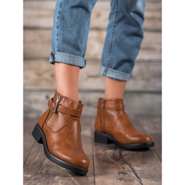 Abloom Botas marrones con cuero ecológico marrón 4