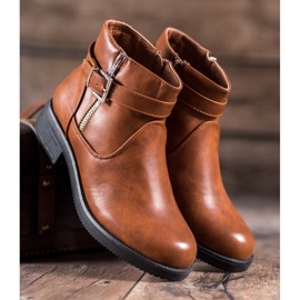 Abloom Botas marrones con cuero ecológico marrón 2