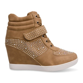 Zapatillas Zapatillas Con Botas De Cuña 3188 Caqui multicolor verde 1