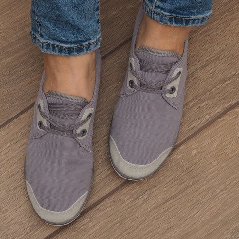 Lycra 1603 zapatillas grises con cordones 1