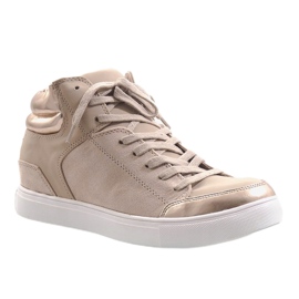 Deportivas cuña beige K323 1 Deportivas cuña beige K323 1
