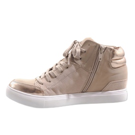 Deportivas cuña beige K323 2