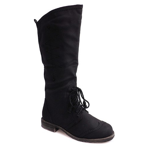 Botas altas de jazz 7-1GN016A Negro 1