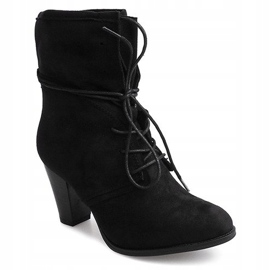 Boots On Heel KA732 Negro 2 Boots On Heel KA732 Negro 2