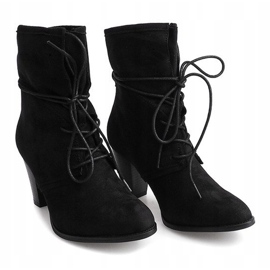 Boots On Heel KA732 Negro 4