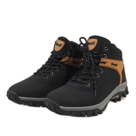 Botas de nieve negras con aislamiento 299-1 negro 3