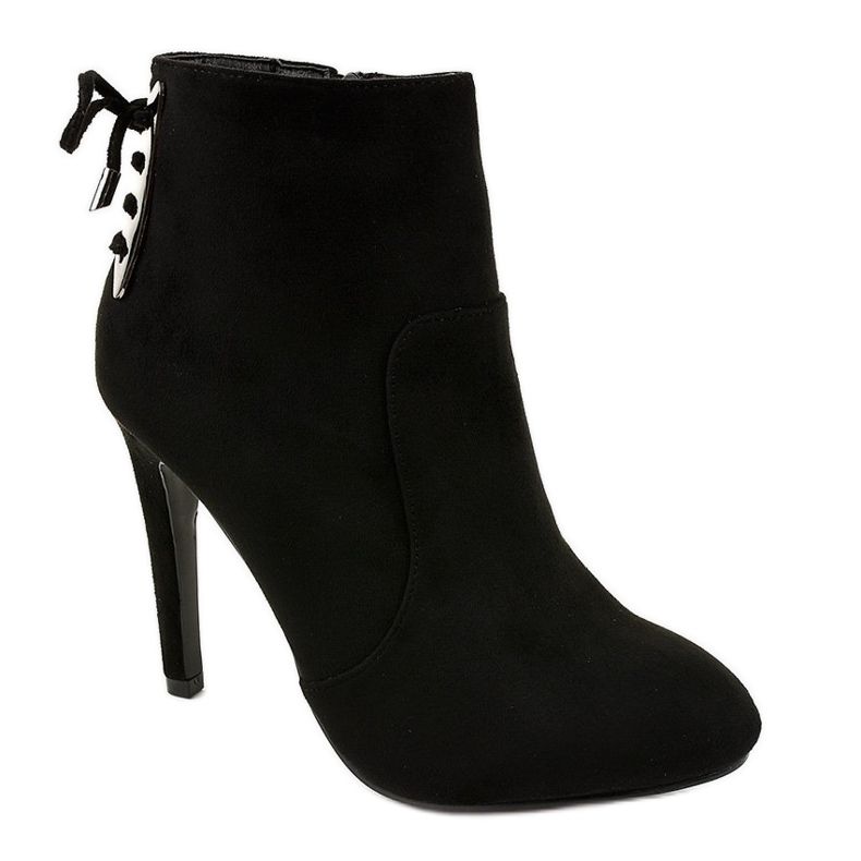 Botines de ante negro LBS2551 1 Botines de ante negro LBS2551 1