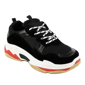 Calzado deportivo negro LL1710 de moda 1