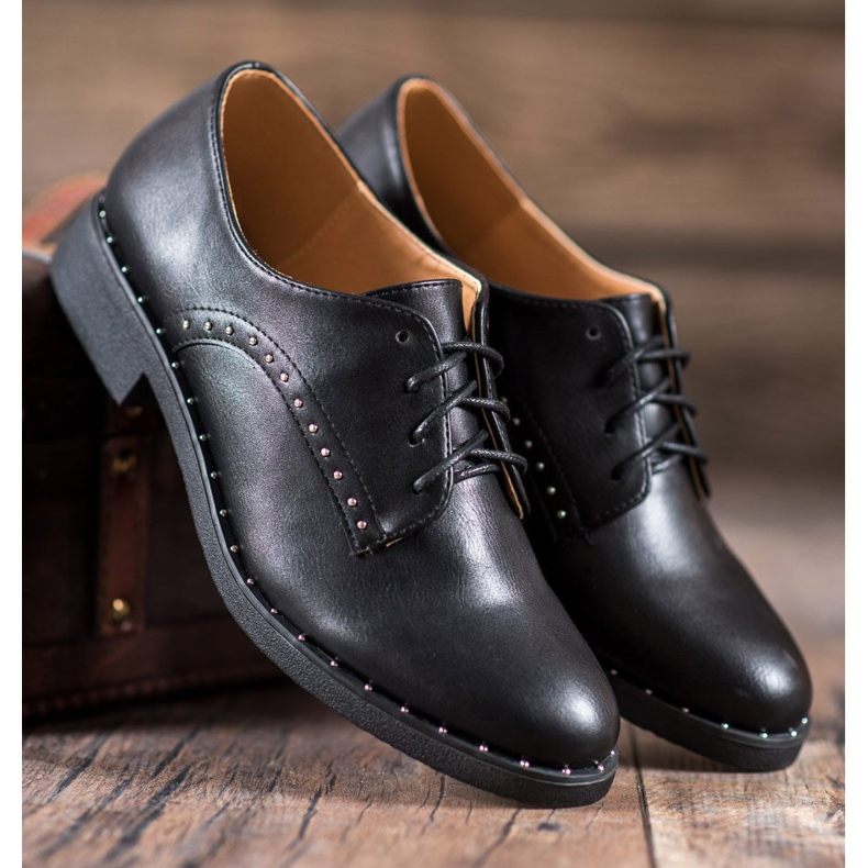 Danic Zapatos con circonita cúbica negro 1 Danic Zapatos con circonita cúbica negro 1